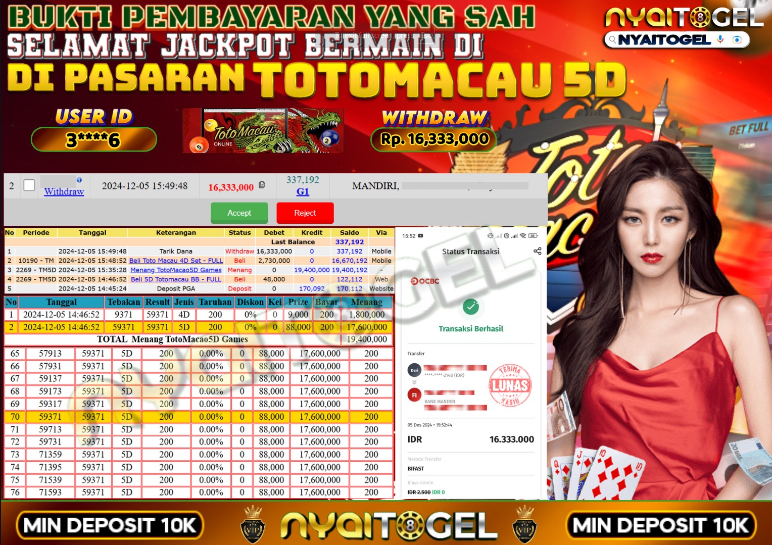 Bukti Jp Togel