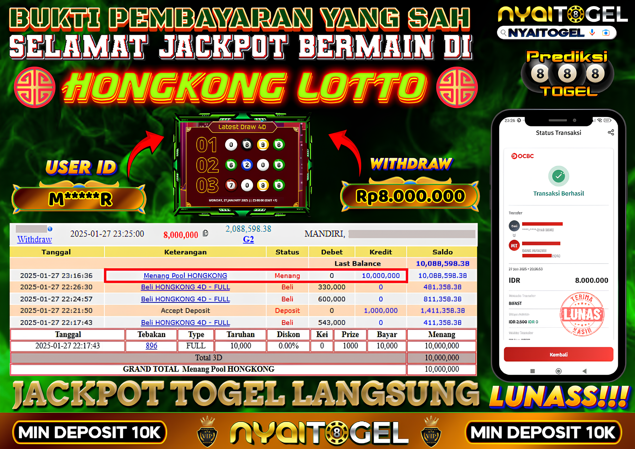 NYAITOGEL Bukti Jp Togel