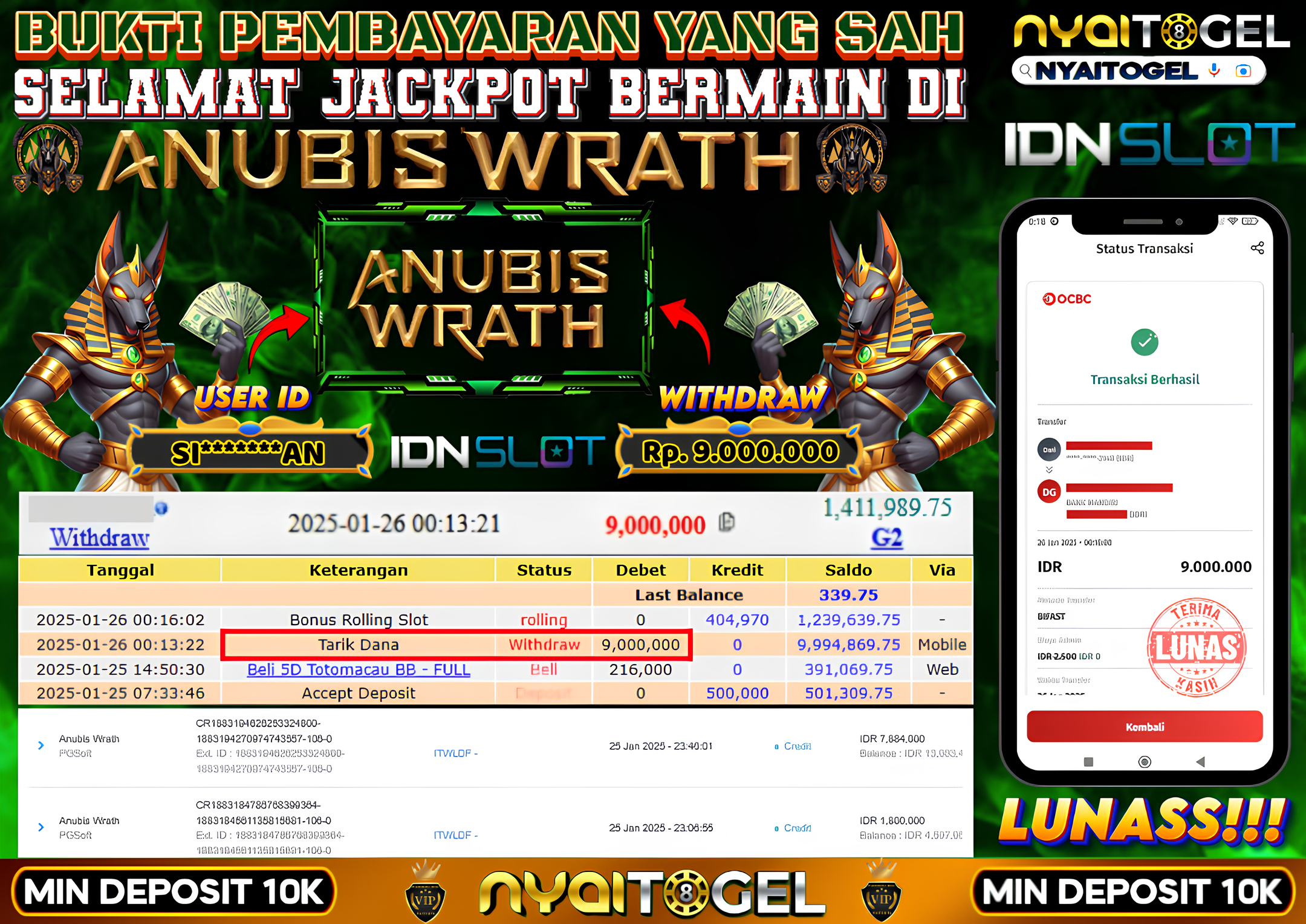 NYAITOGEL Bukti Jackpot Slot