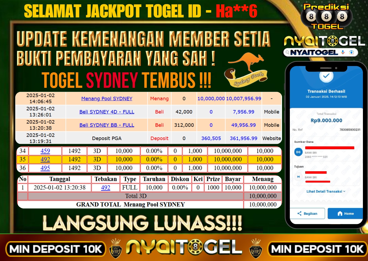 Bukti Jp Togel