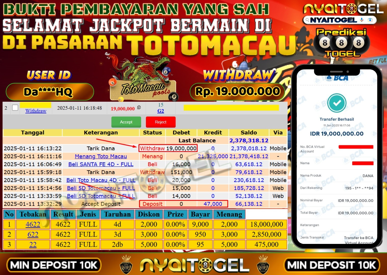 bukti jp togel