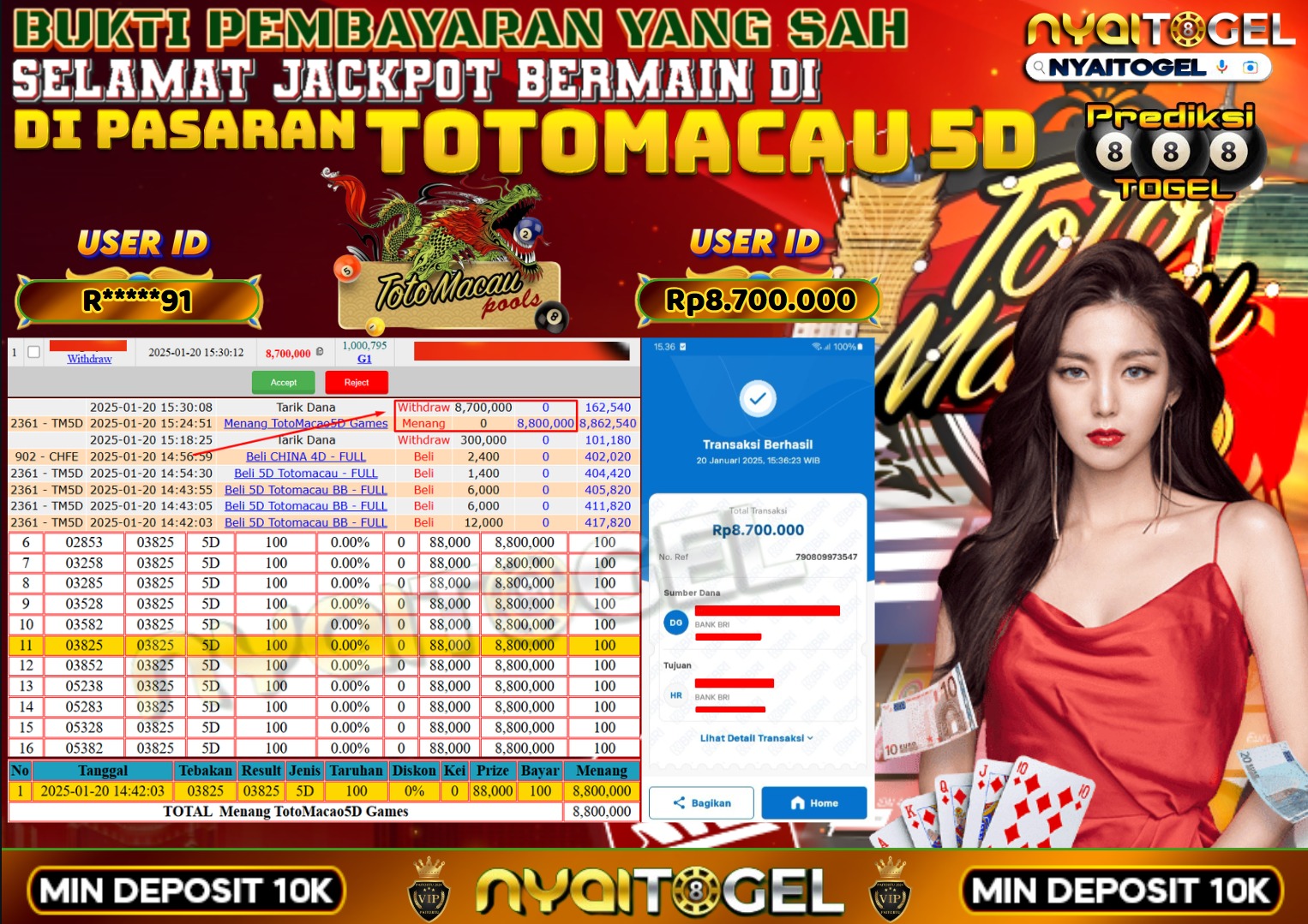 bukti jp togel