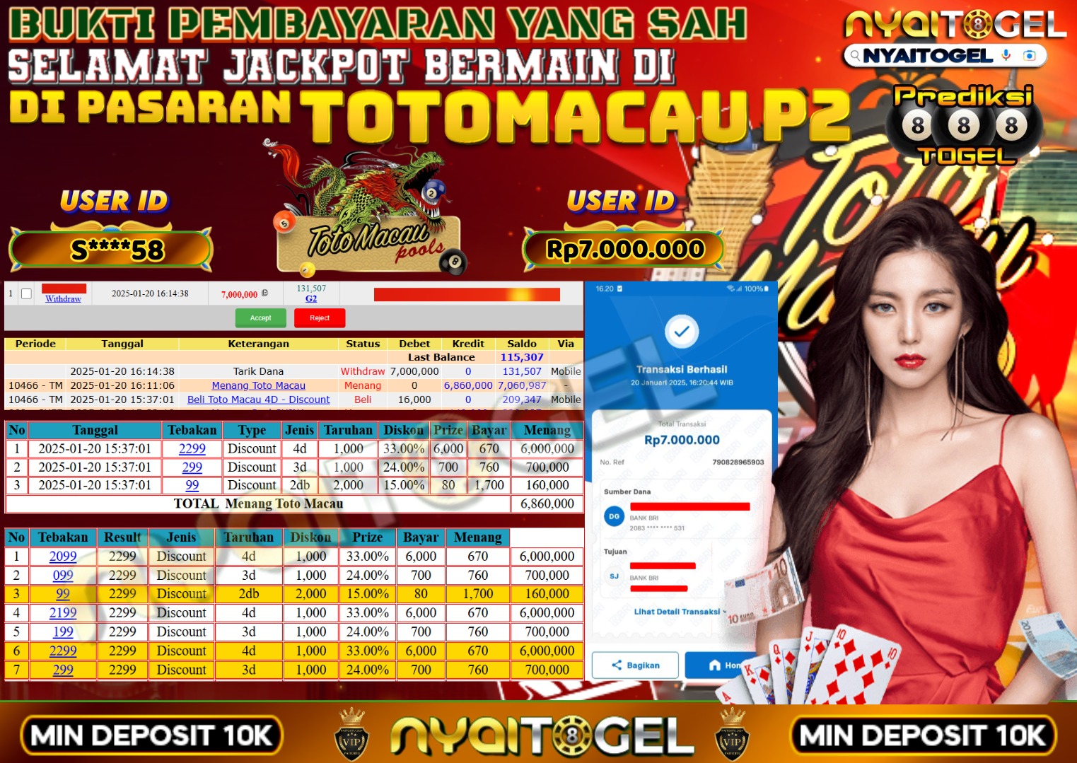 bukti jp togel