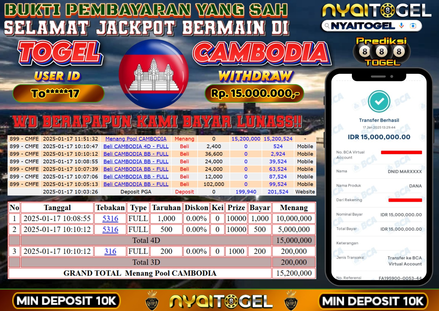 bukti jp togel