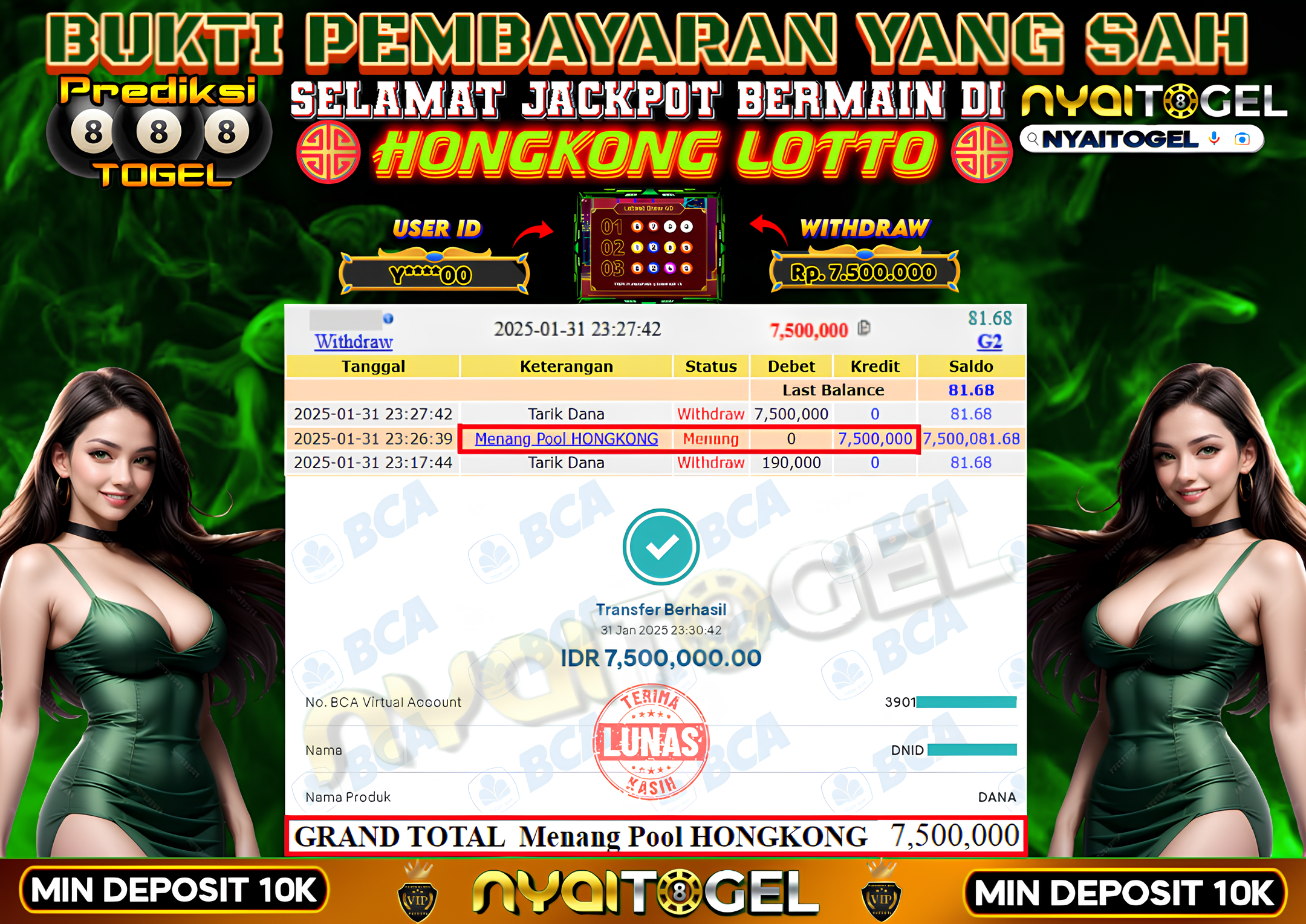 NYAITOGEL Bukti Jackpot Togel