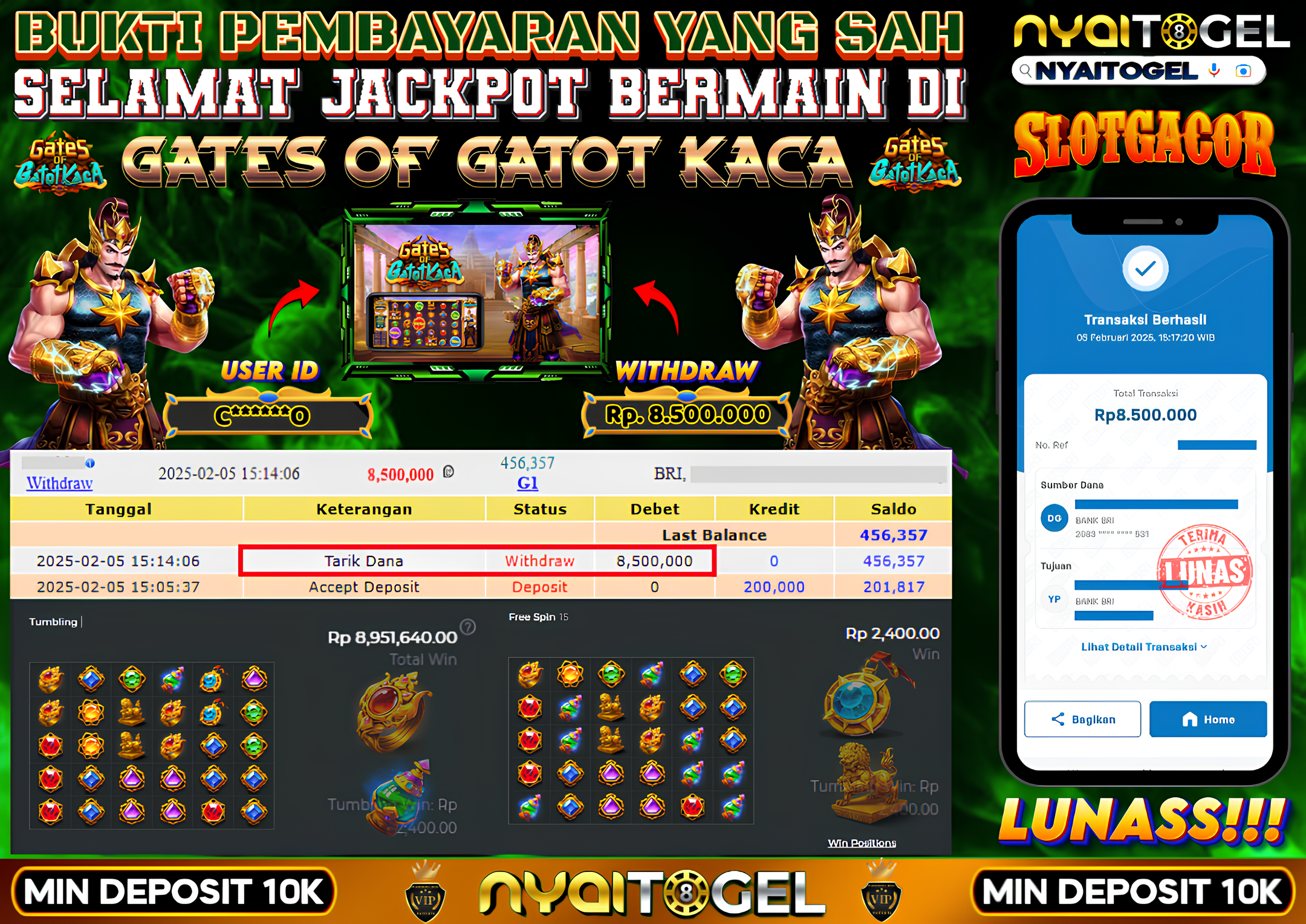 NYAITOGEL Bukti Jackpot Slot