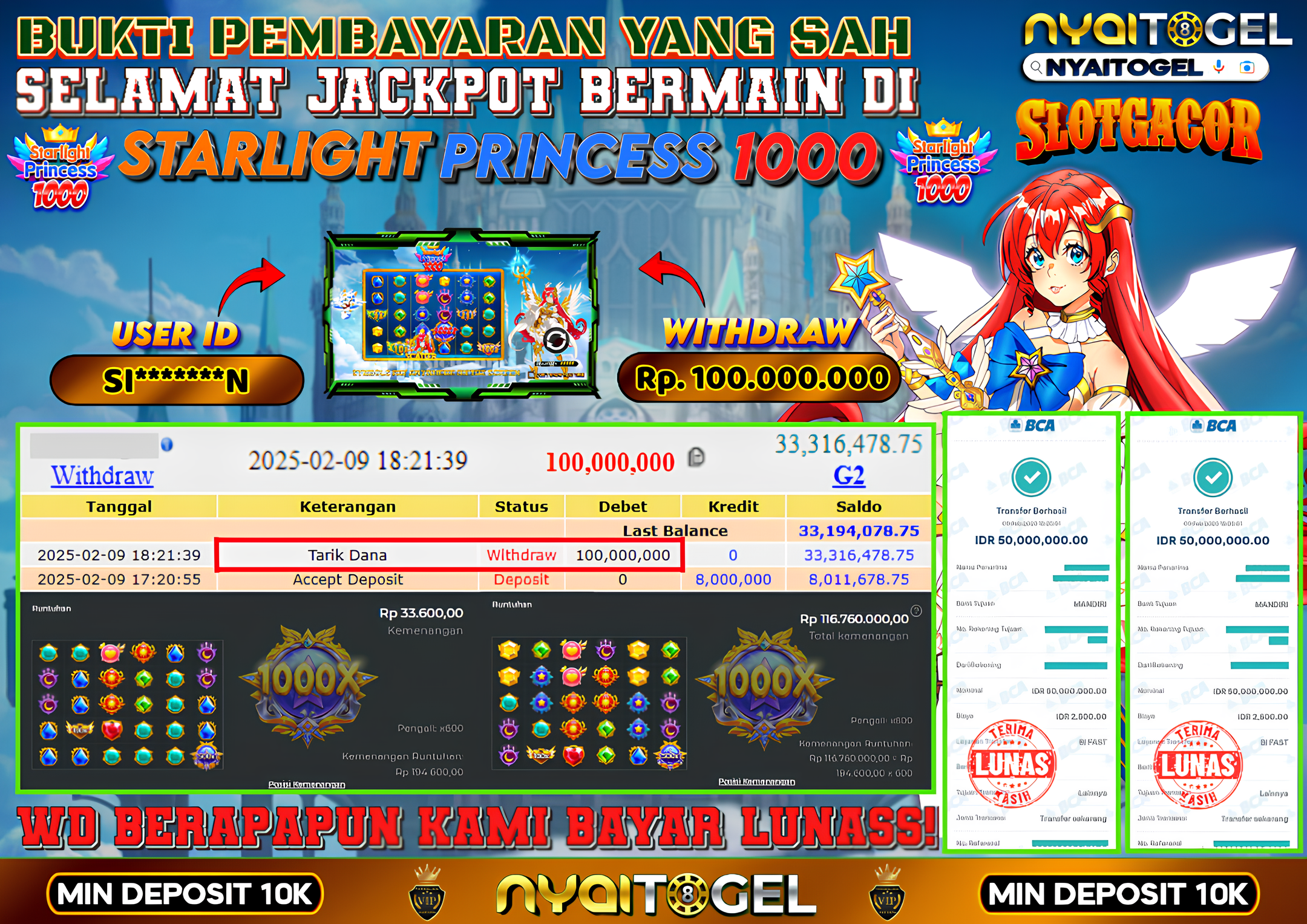 NYAITOGEL Bukti Jackpot Slot