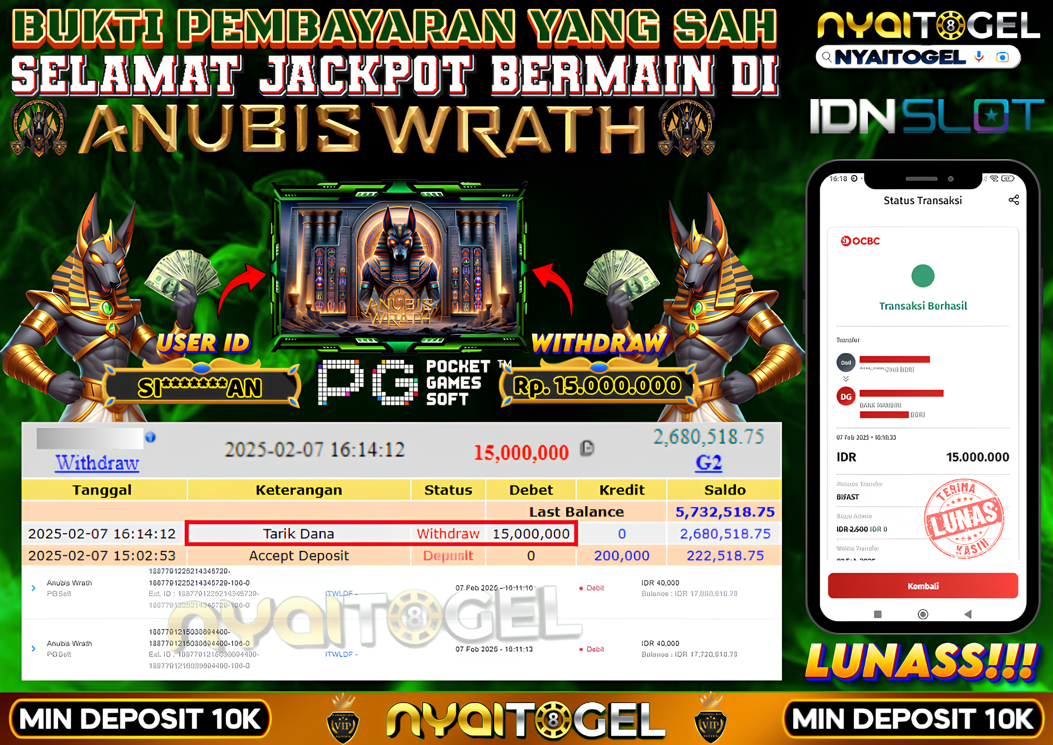 NYAITOGEL Bukti Jackpot Slot