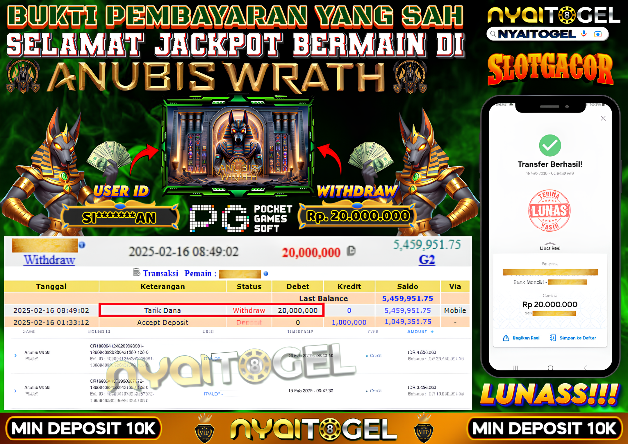 NYAITOGEL Bukti Jackpot Slot