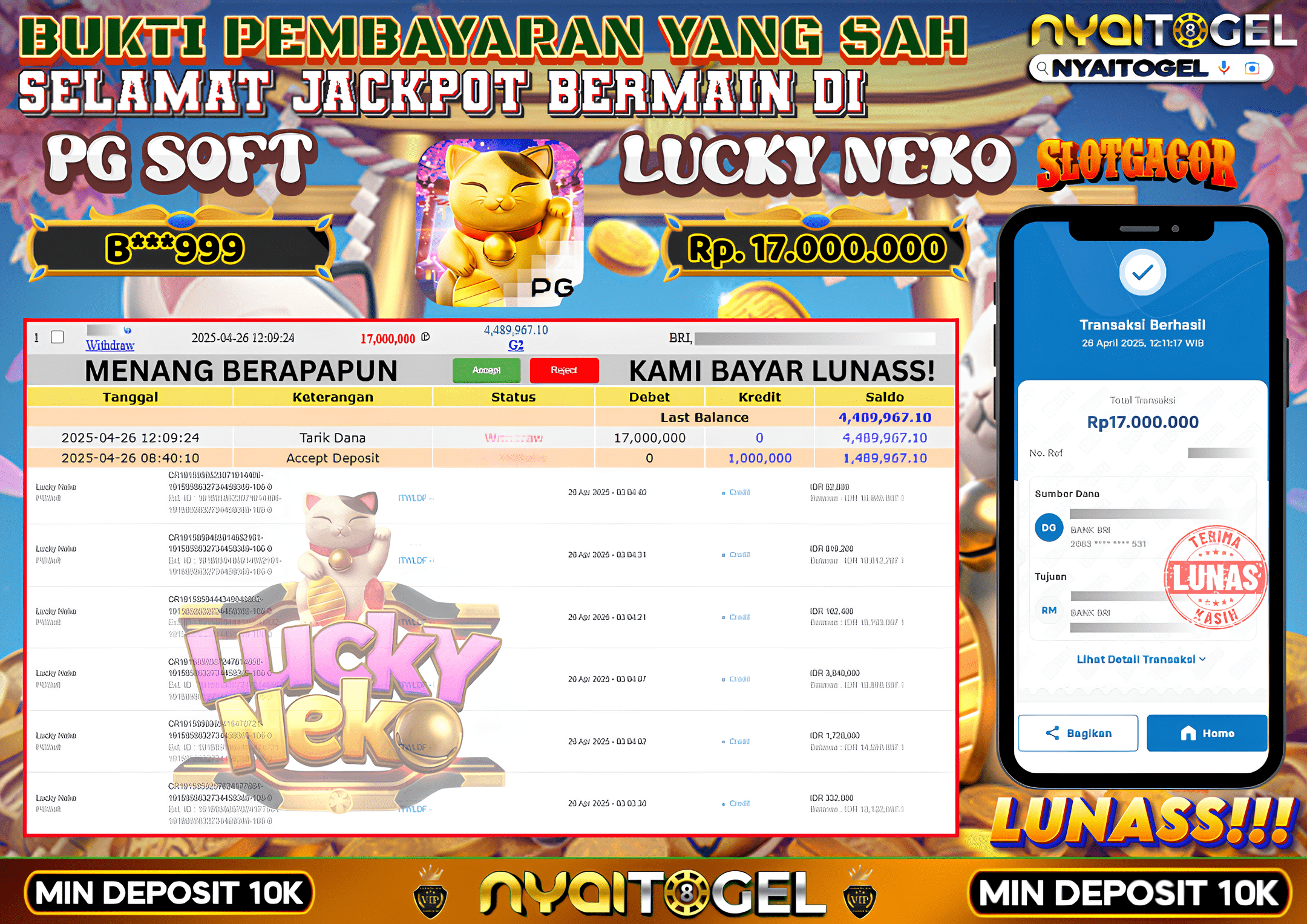 NYAITOGEL Bukti Jackpot Slot