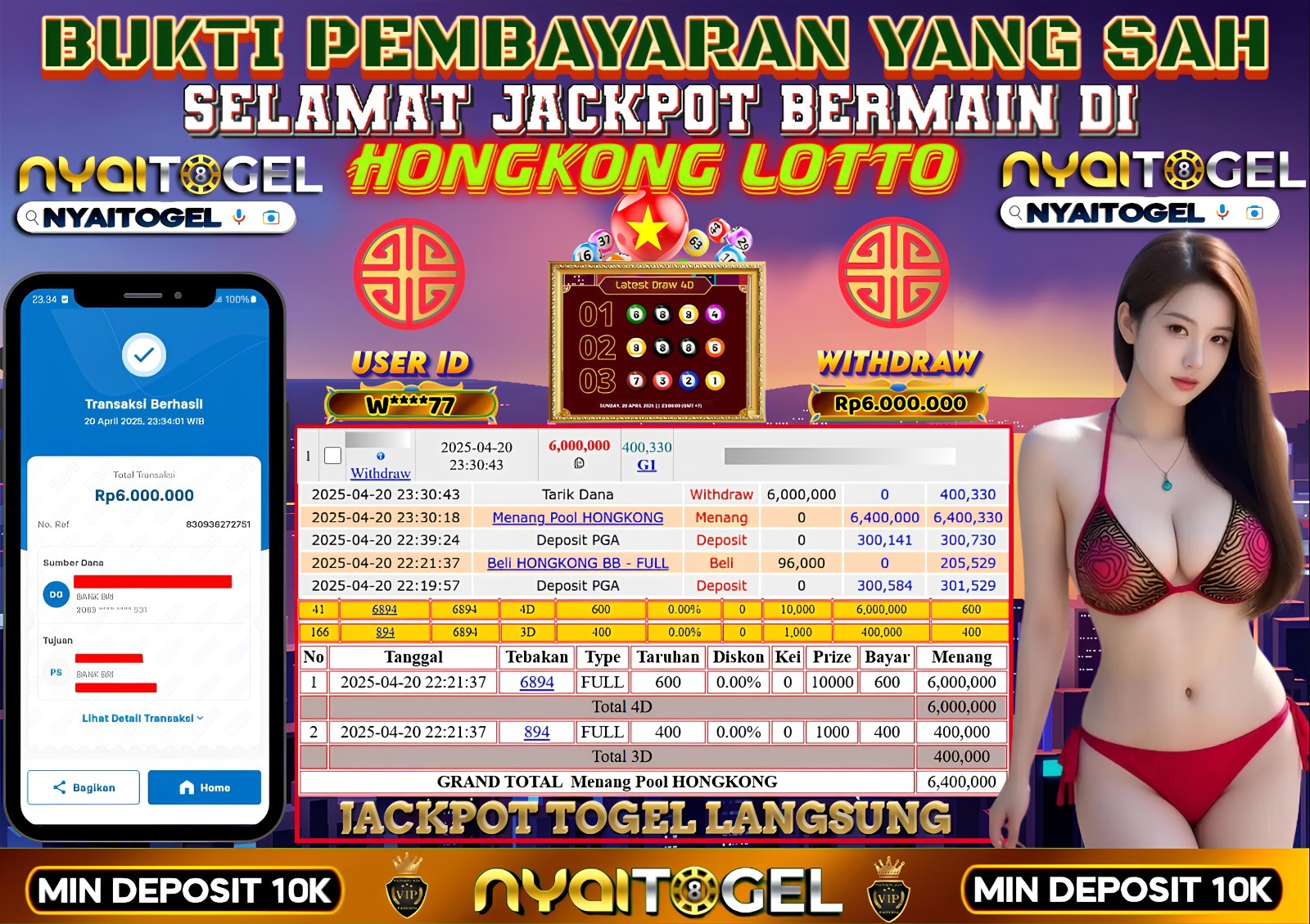 bukti jp togel