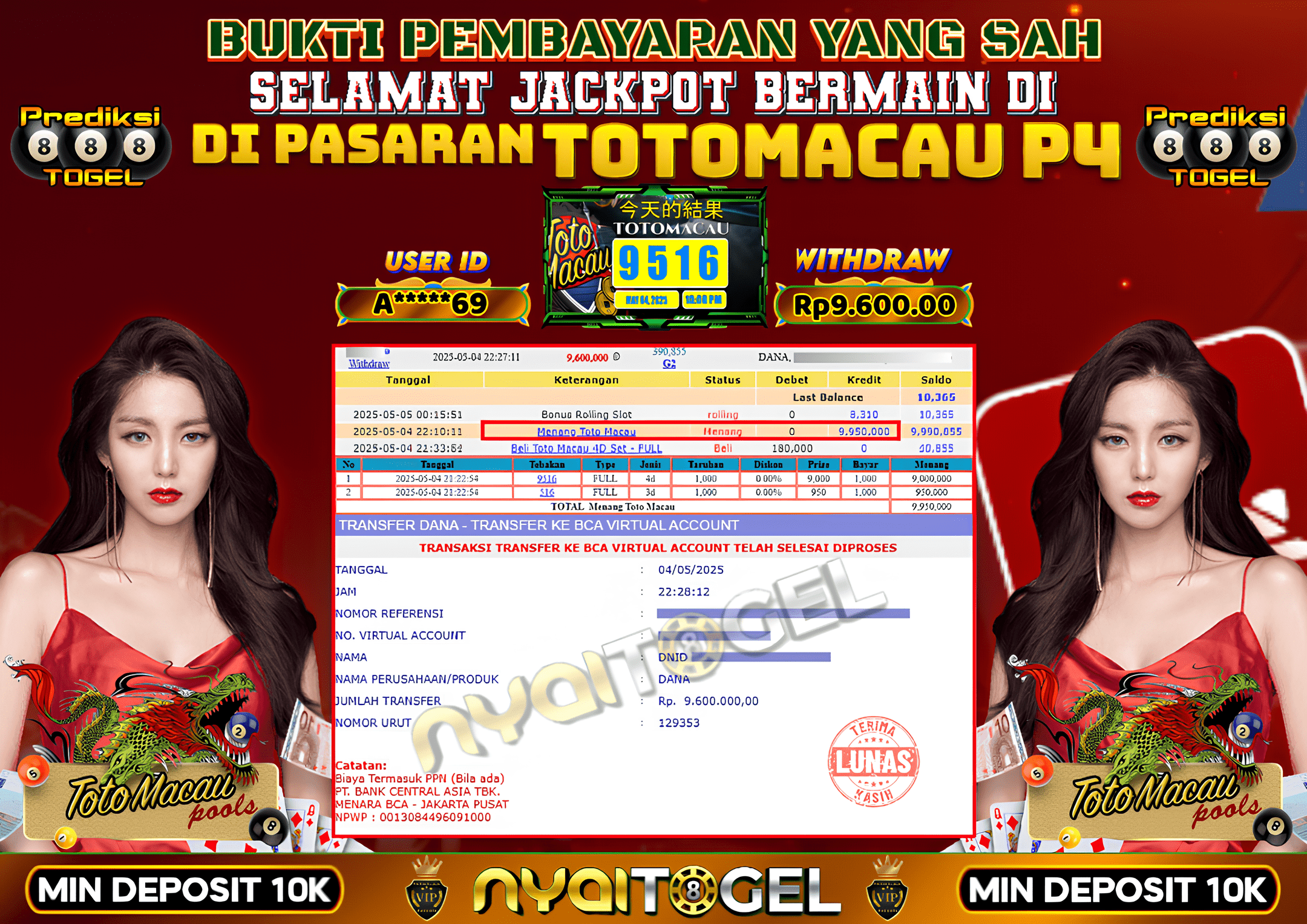 NYAITOGEL Bukti Jackpot Togel