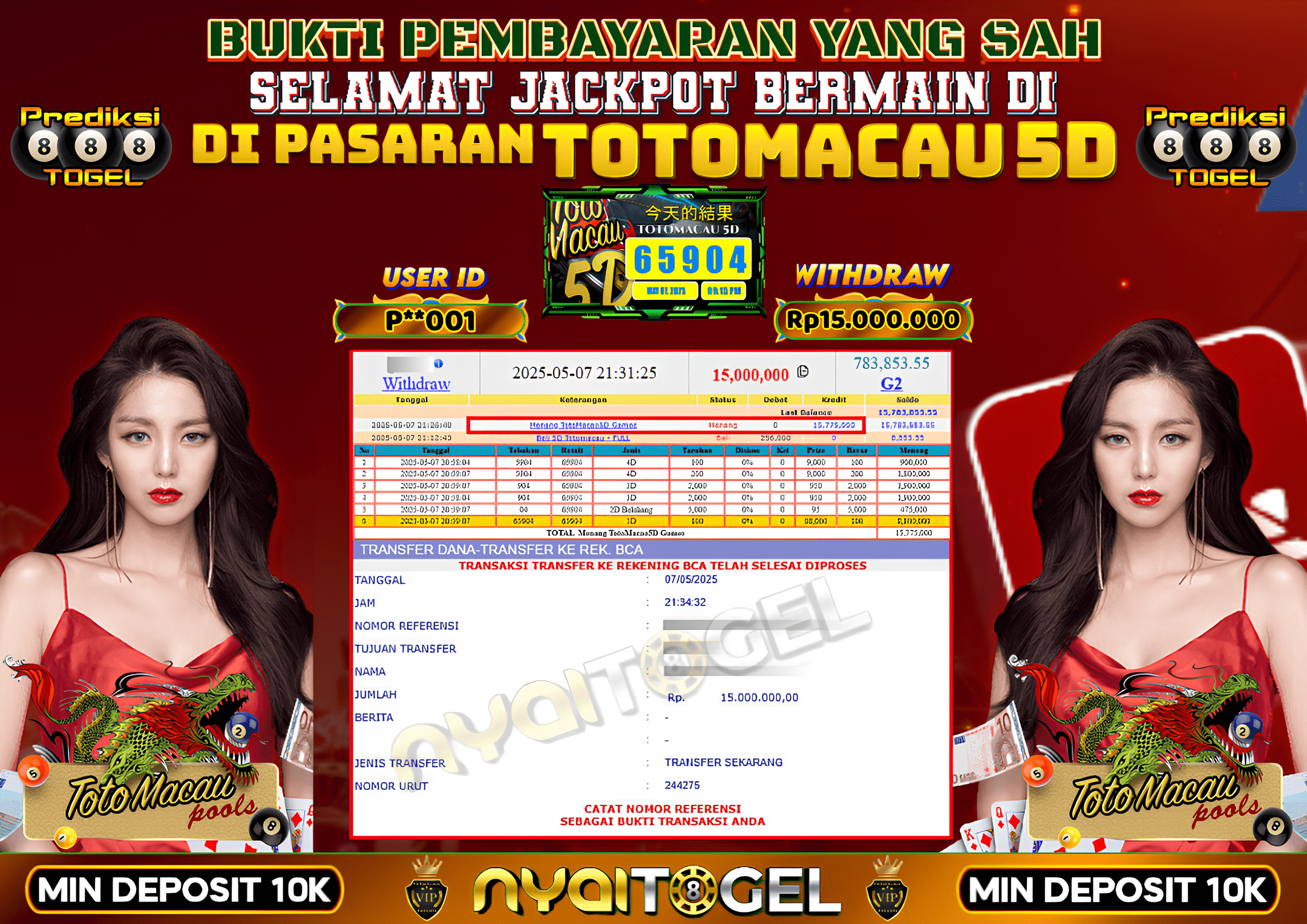 NYAITOGEL Bukti Jackpot Togel