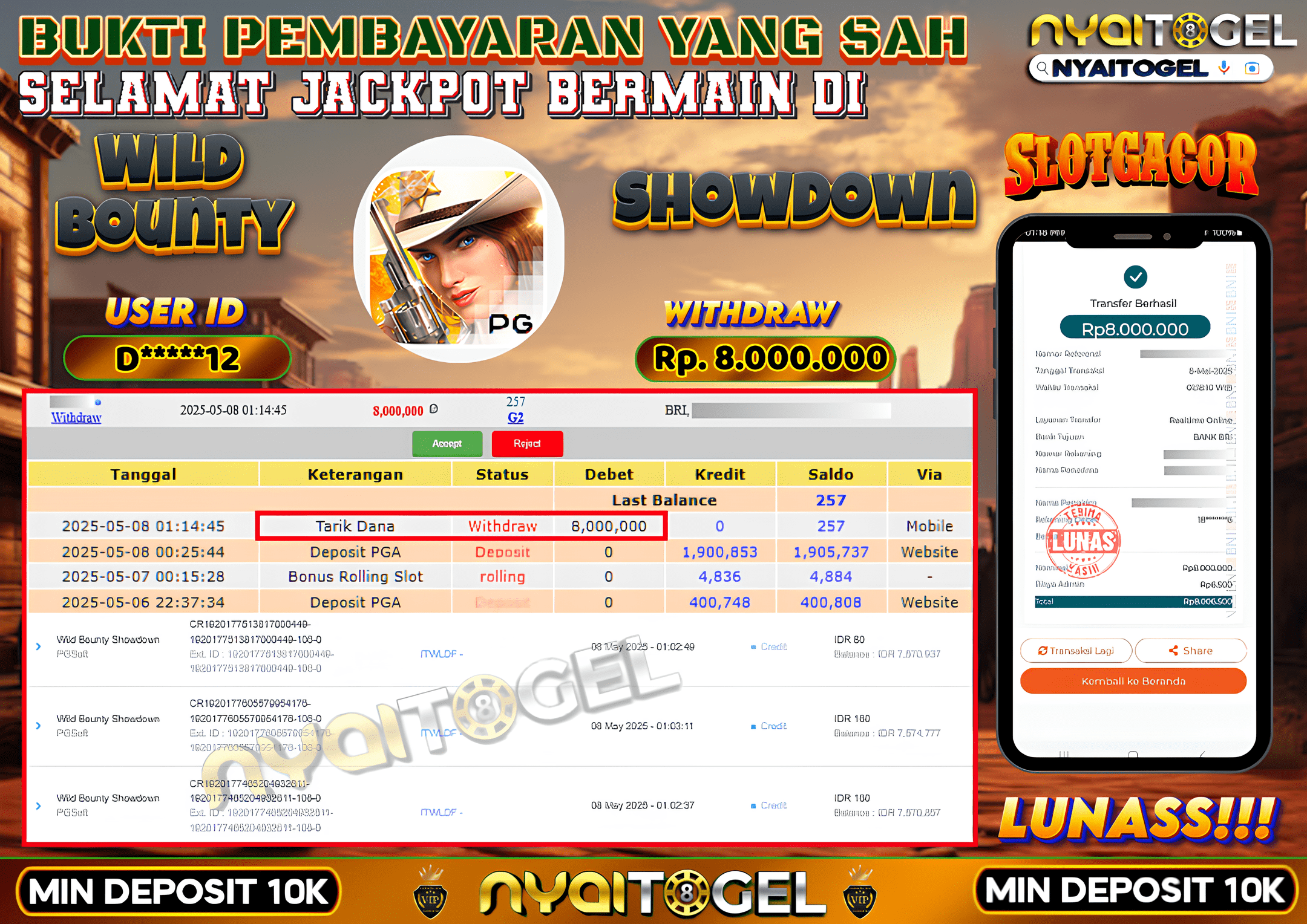 NYAITOGEL Bukti Jackpot Slot
