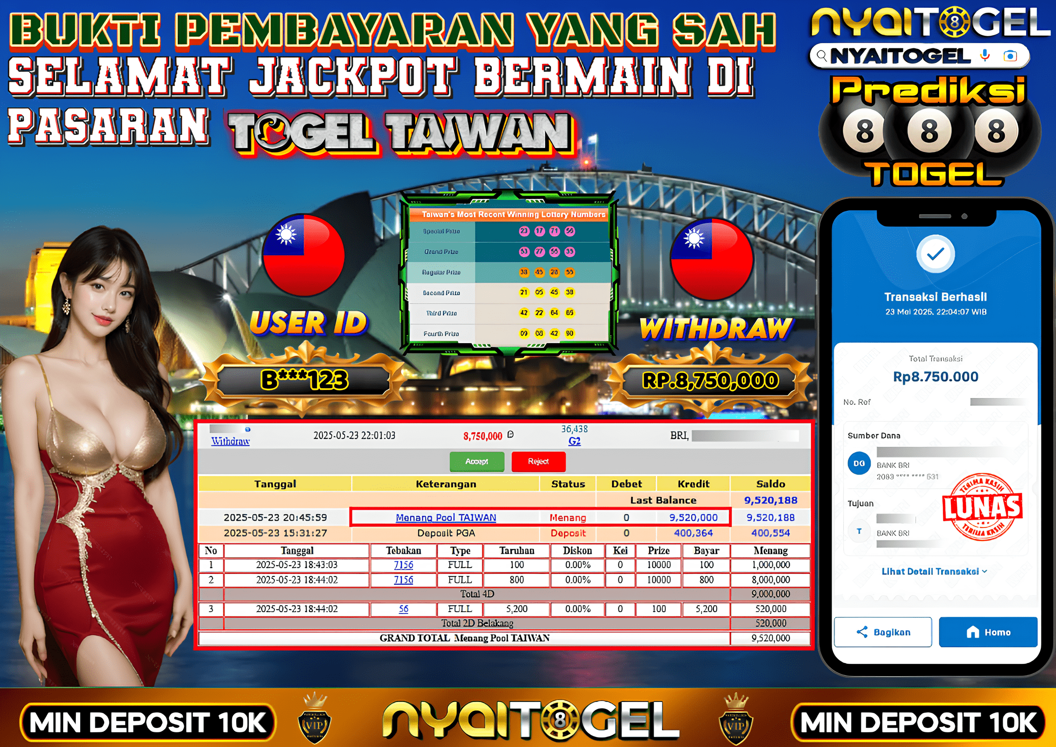 NYAITOGEL Bukti Jackpot Togel