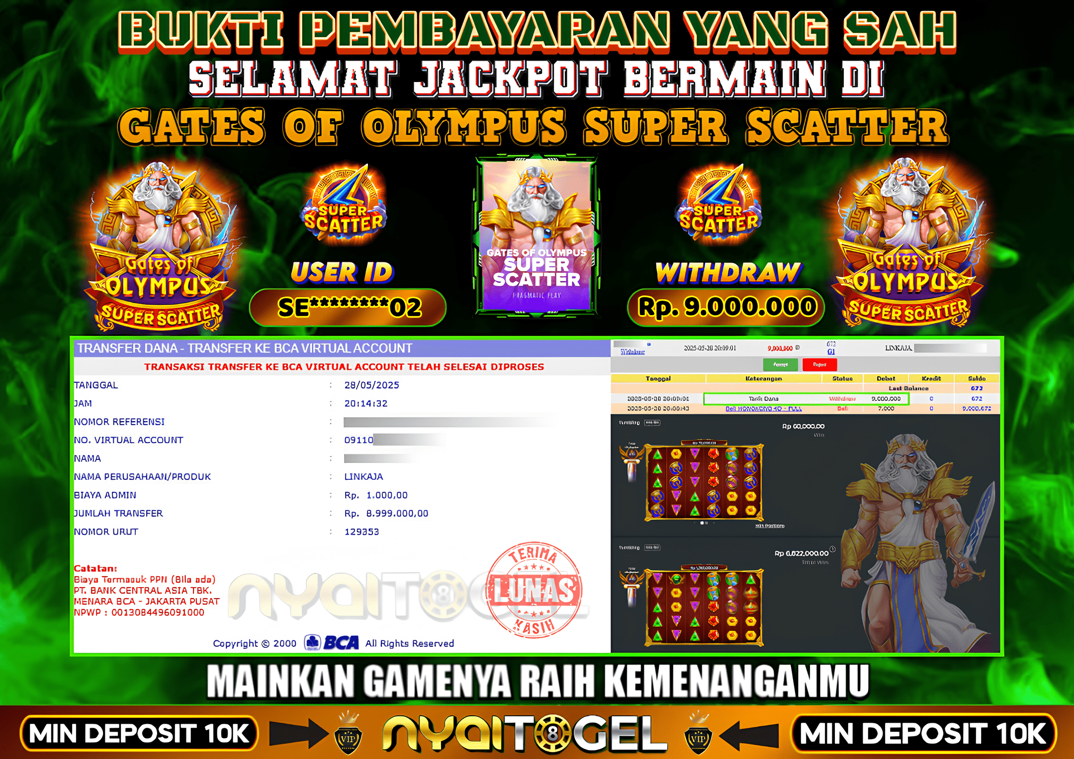 NYAITOGEL Bukti Jackpot Slot