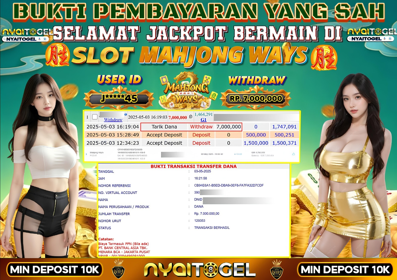 NYAITOGEL Bukti Jackpot Slot