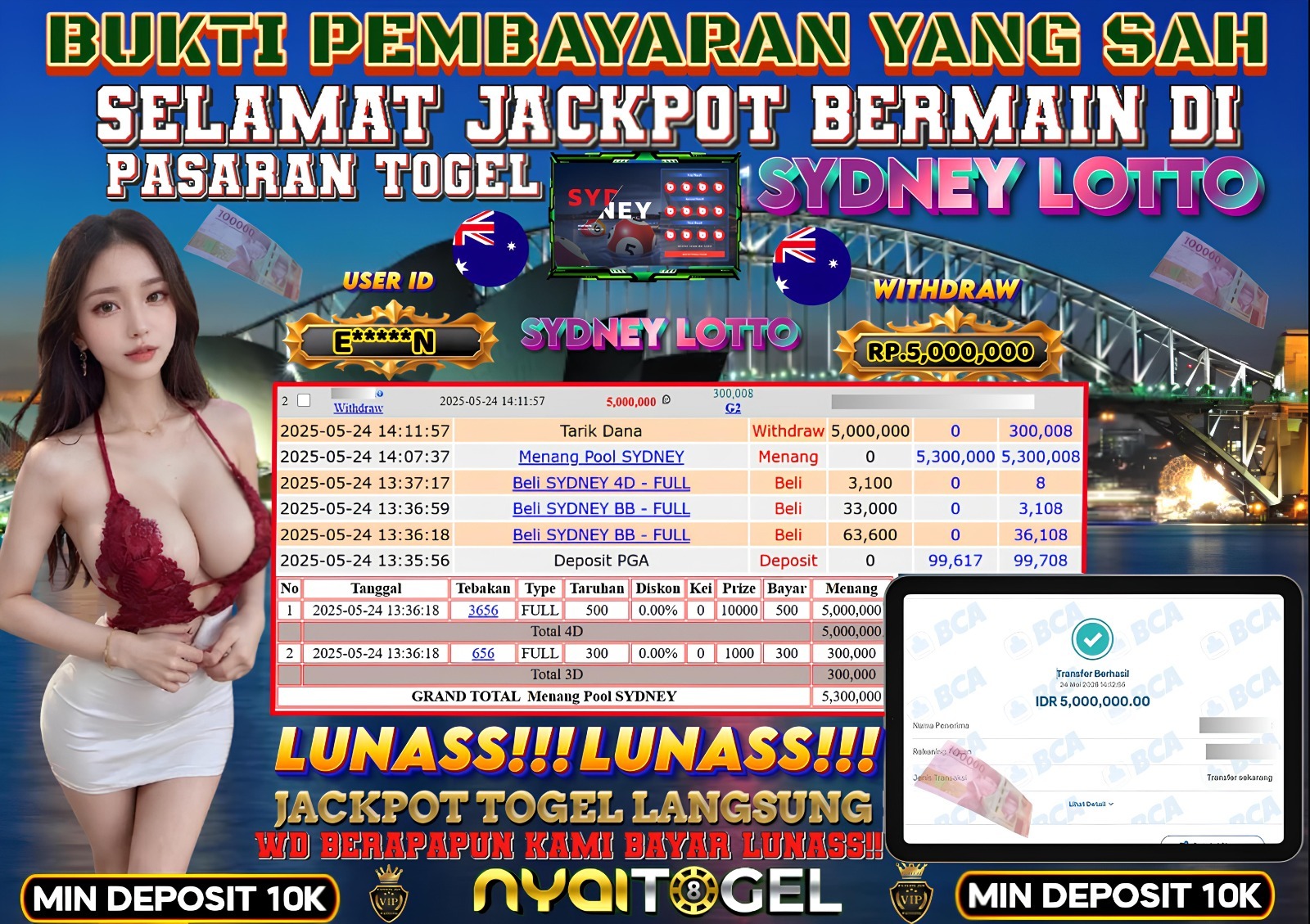 bukti jp togel