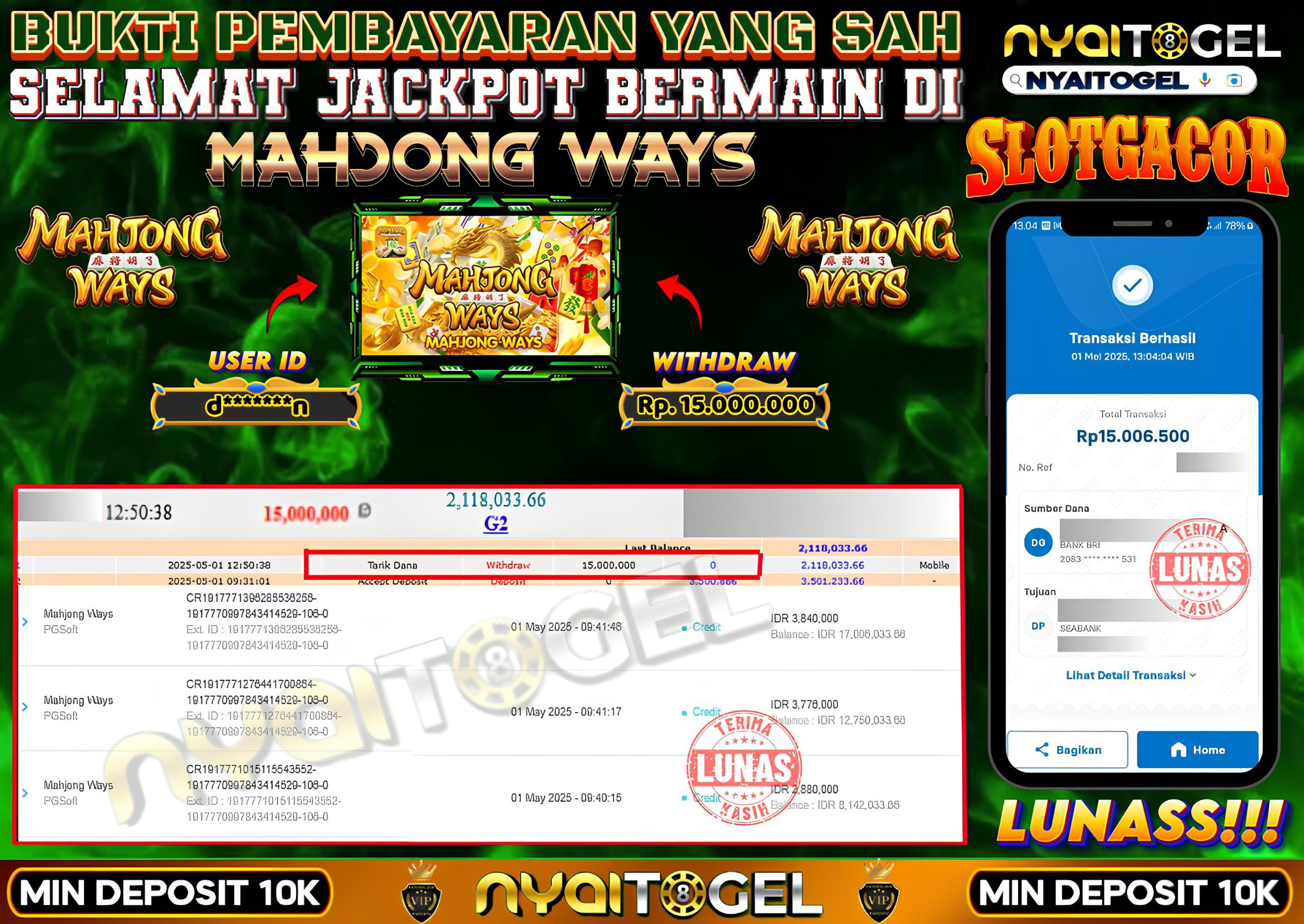 Bukti Jp Slot