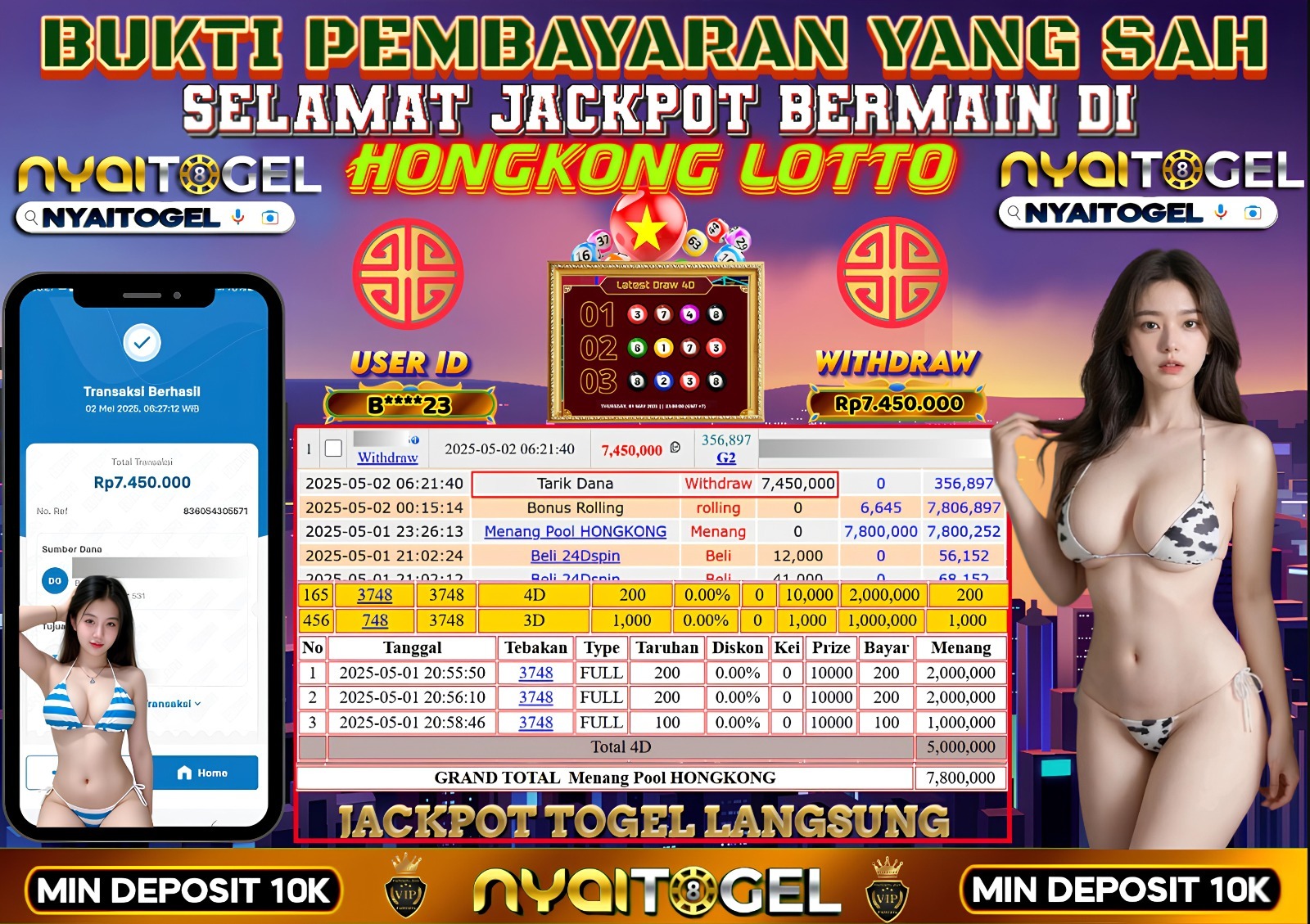 NYAITOGEL Bukti Jackpot Togel
