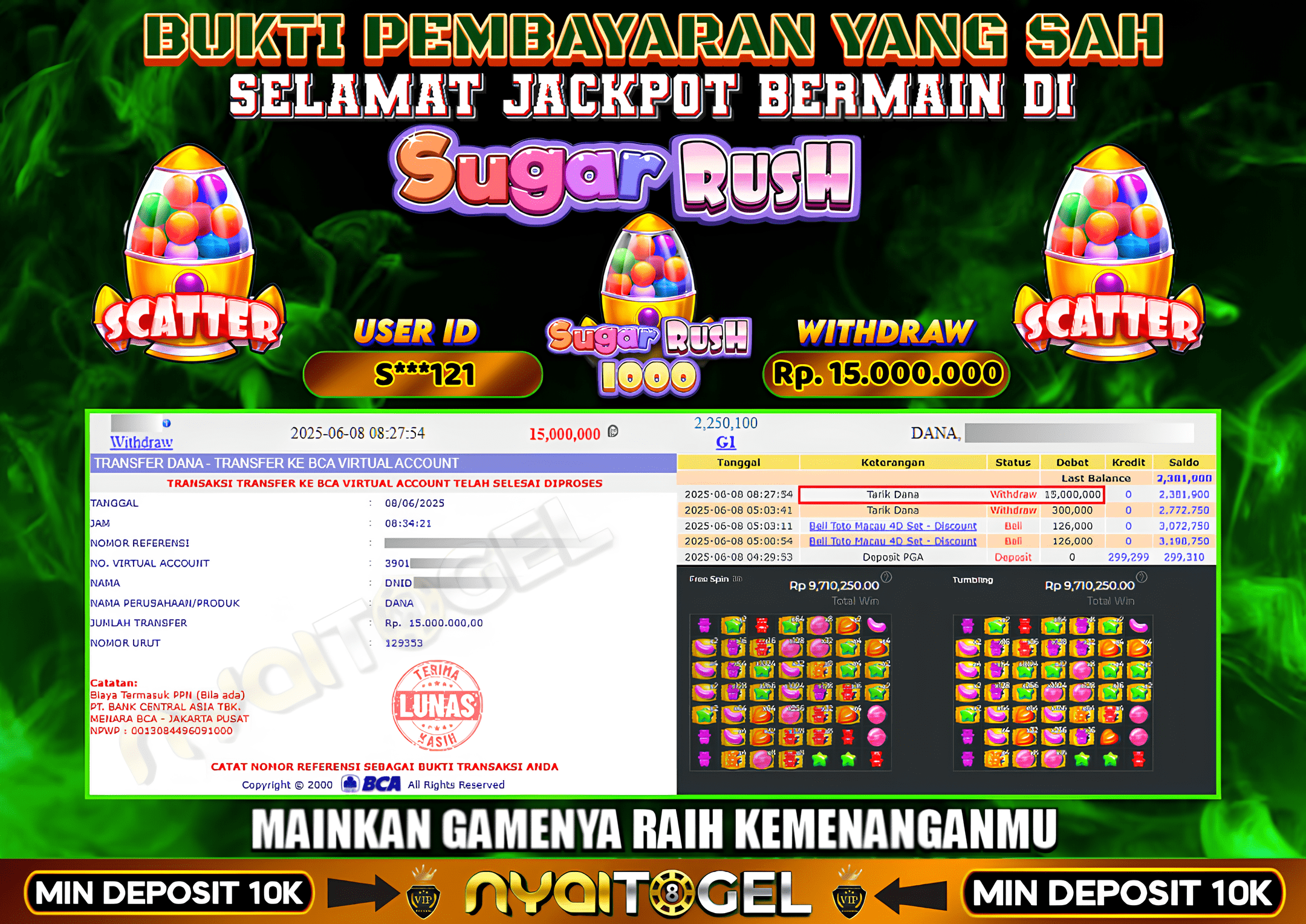 NYAITOGEL Bukti Jackpot Slot