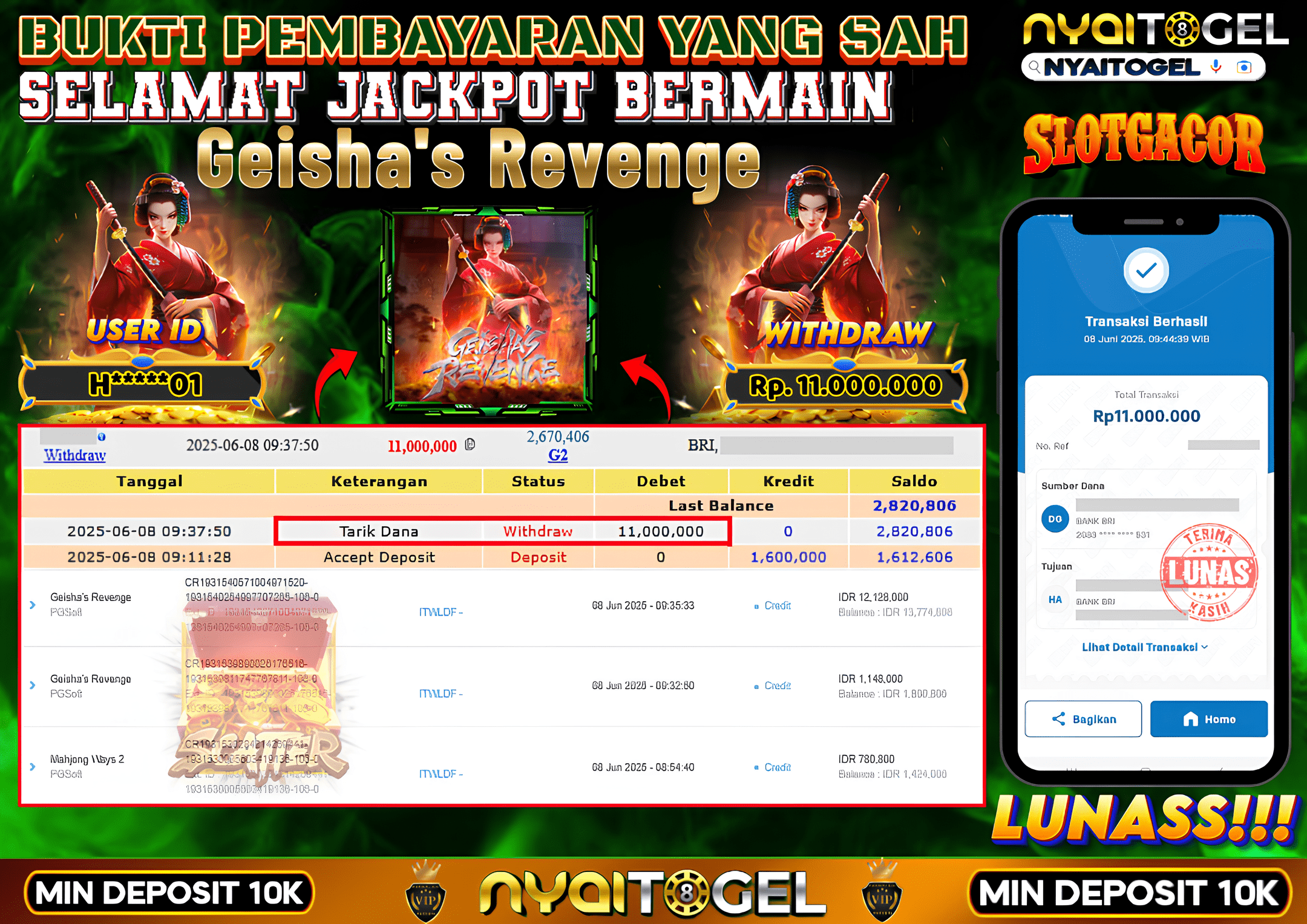 NYAITOGEL Bukti Jackpot Slot
