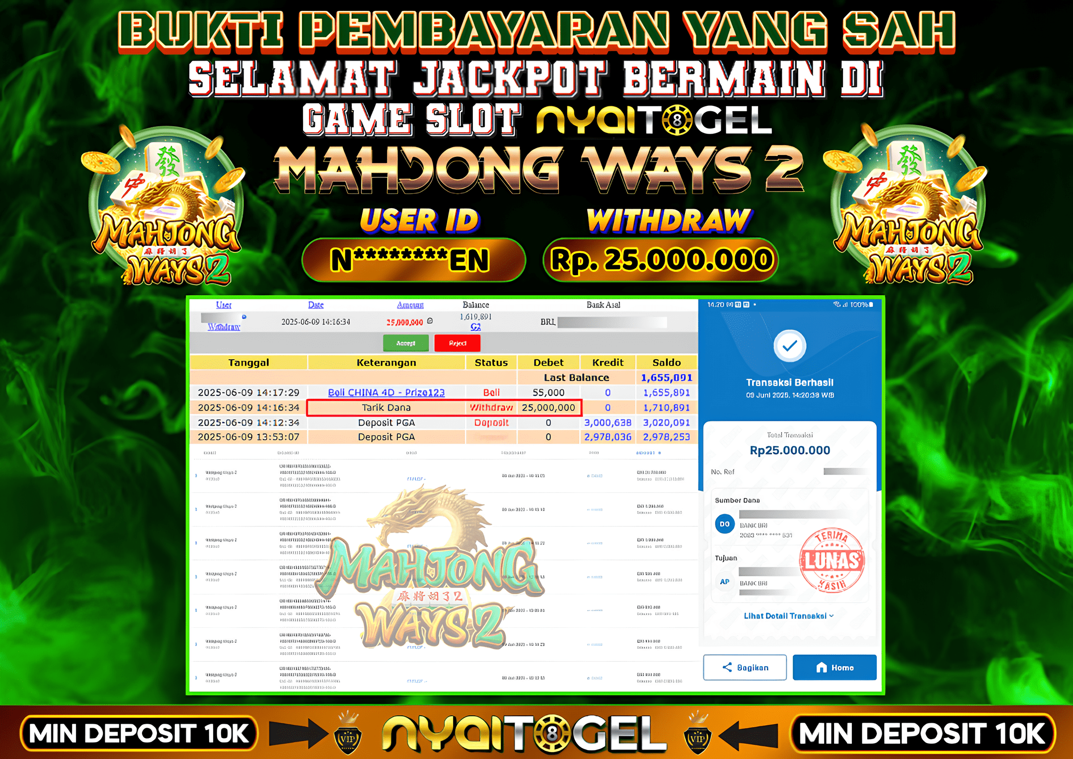 NYAITOGEL Bukti Jackpot Slot