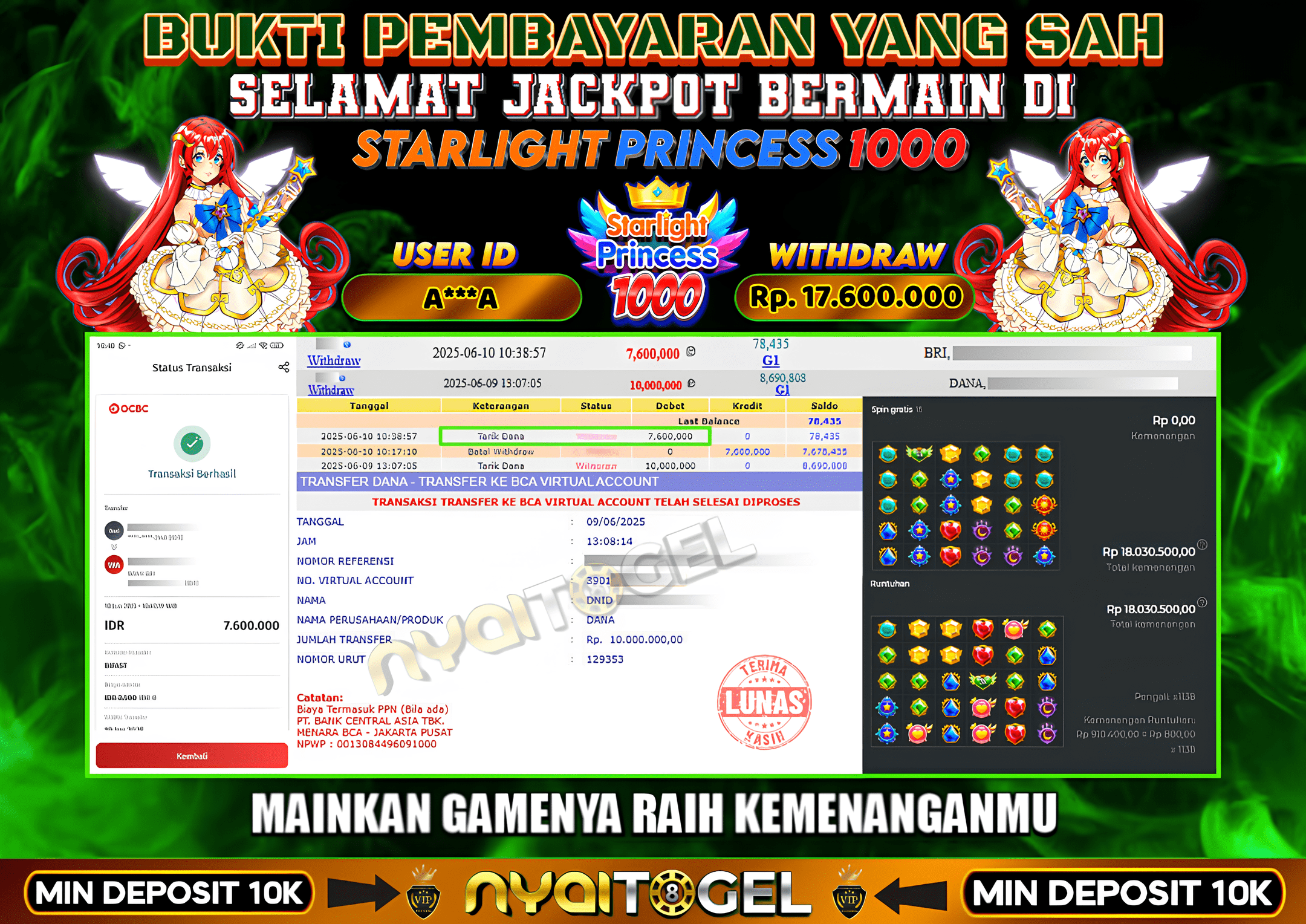 NYAITOGEL Bukti Jackpot Slot