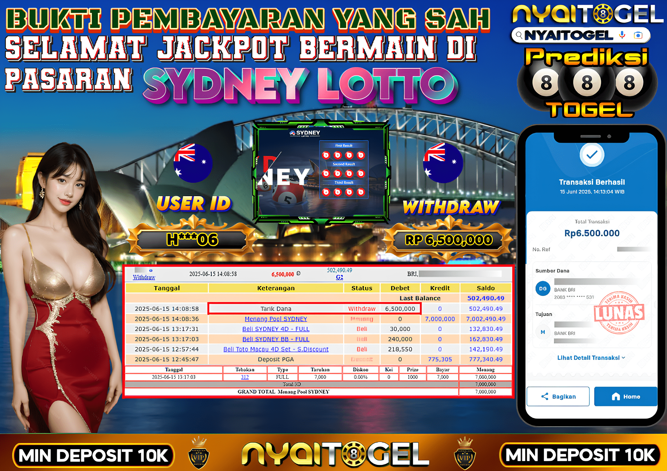 NYAITOGEL Bukti Jackpot Togel