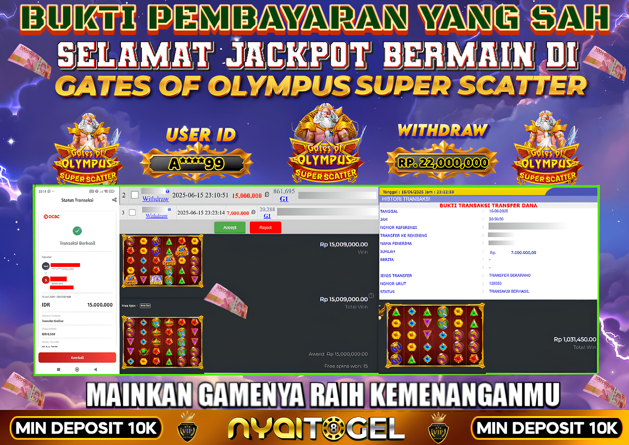 NYAITOGEL Bukti Jackpot Slot