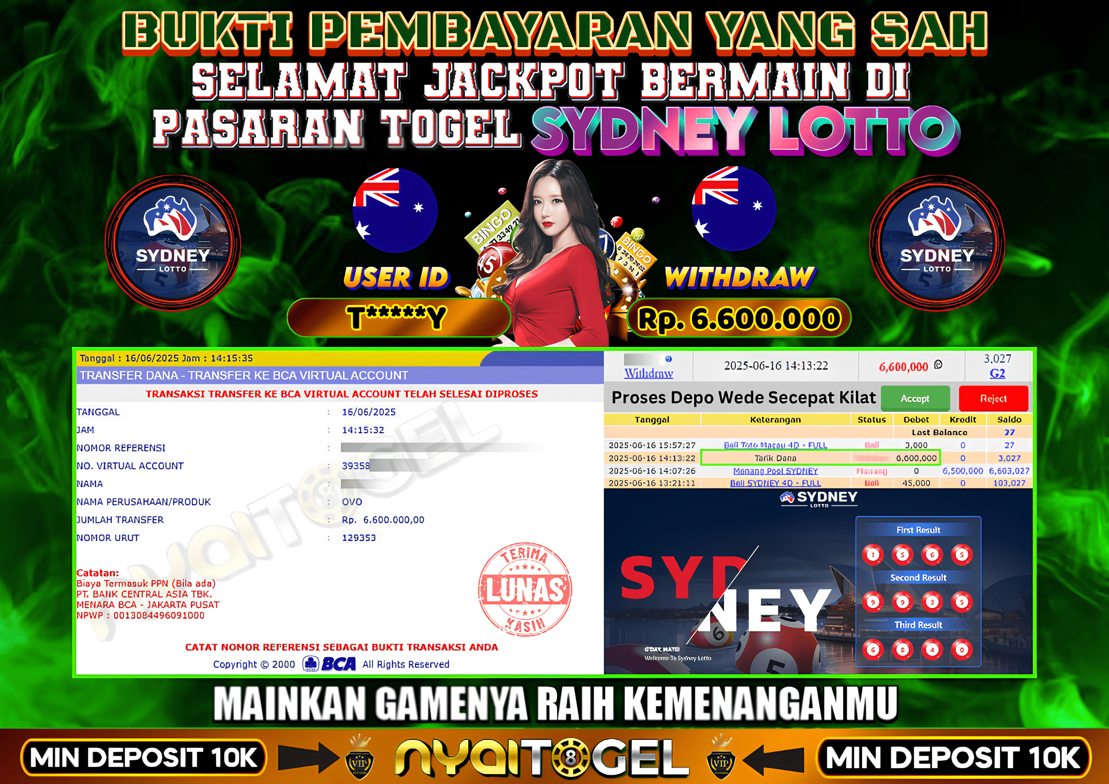 NYAITOGEL Bukti Jackpot Togel