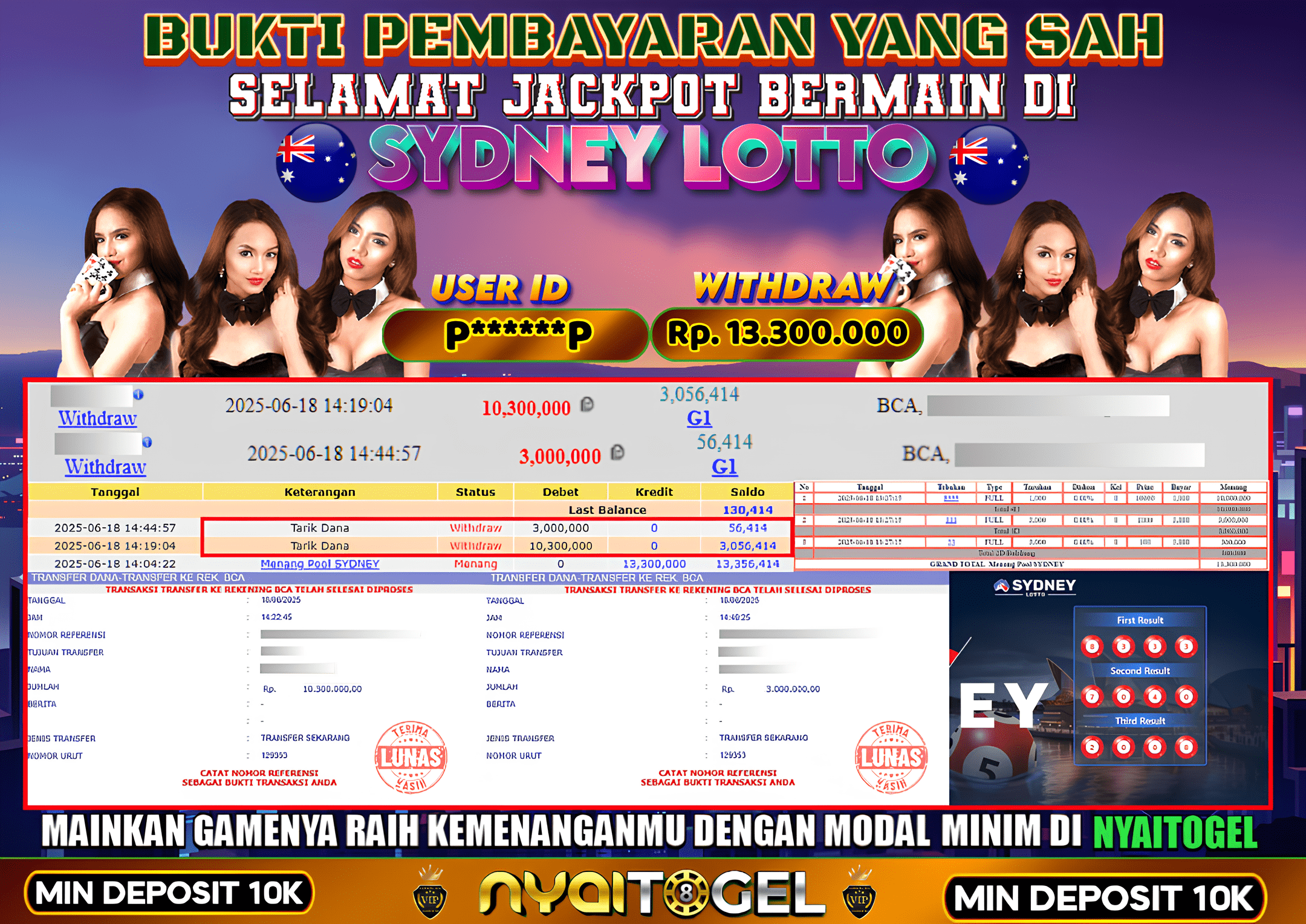 NYAITOGEL Bukti Jackpot Togel