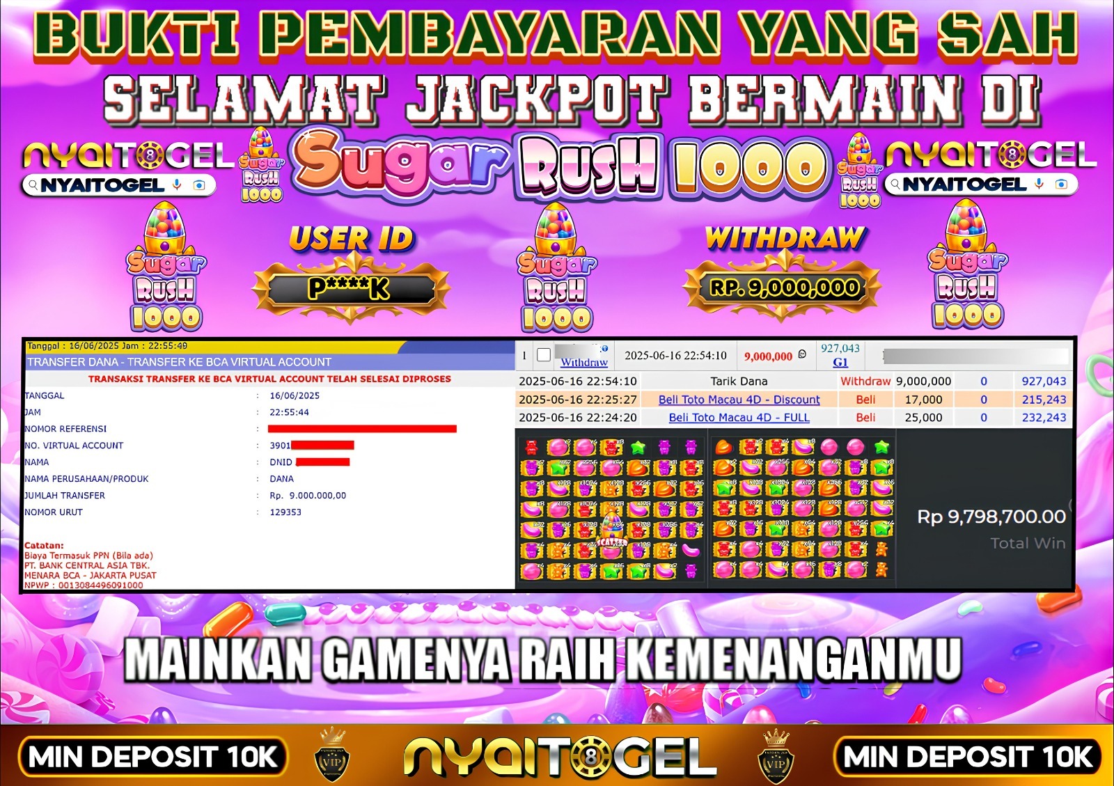 NYAITOGEL Bukti Jackpot Slot