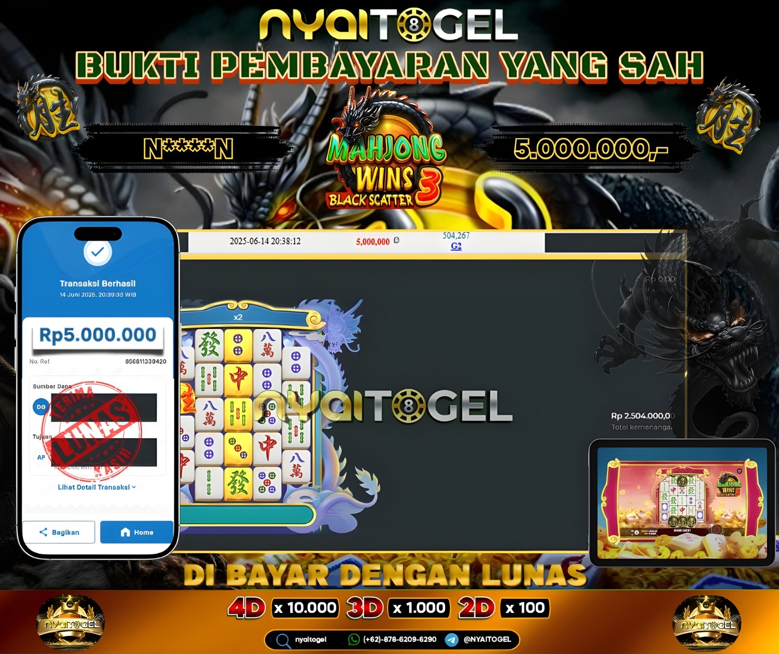 NYAITOGEL Bukti Jackpot Slot