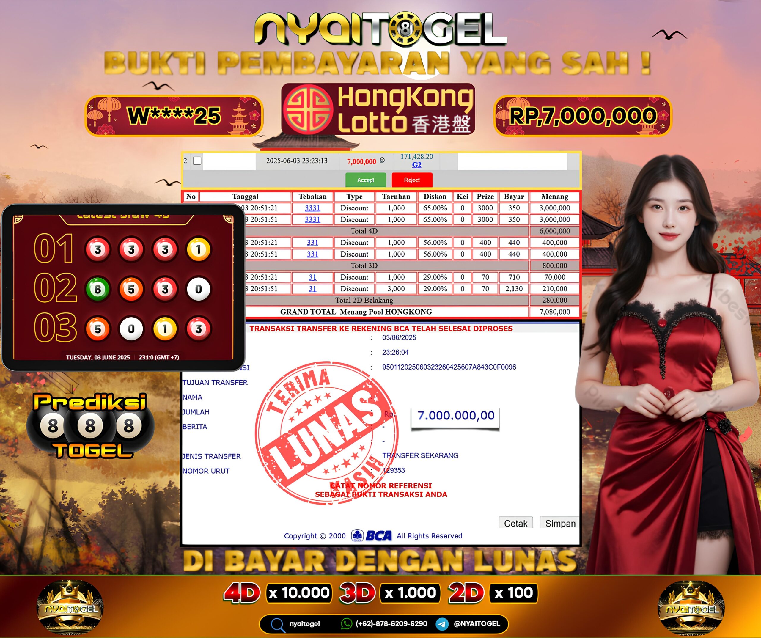 bukti jp togel